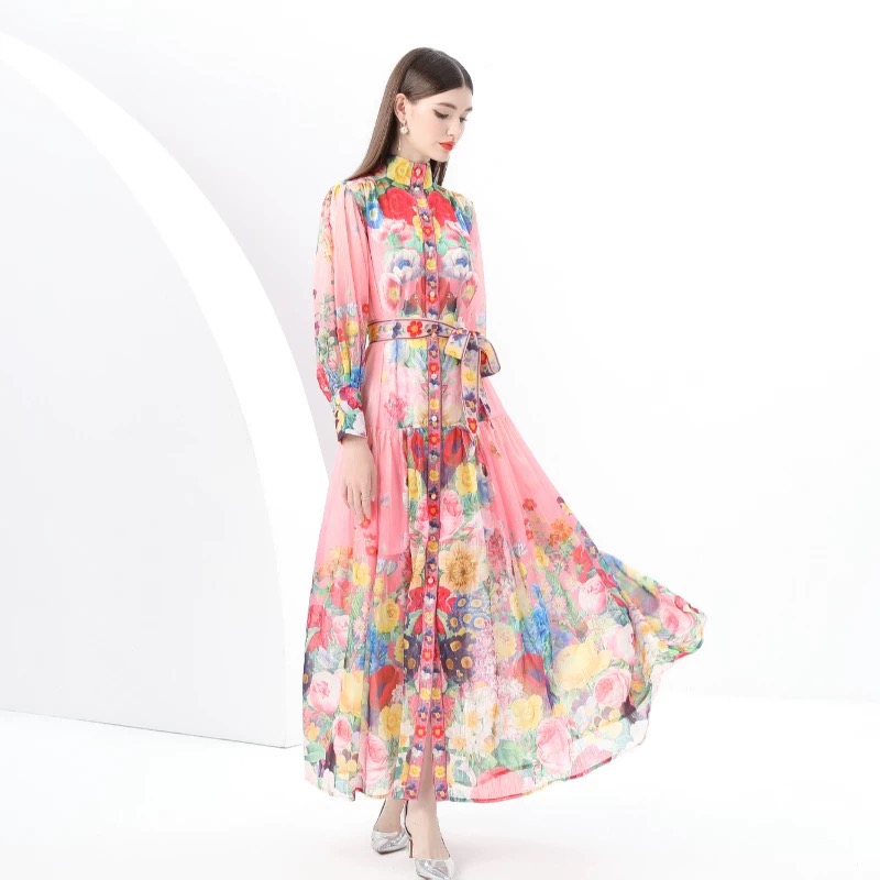 Prettiest in the room print dress ED200 images
